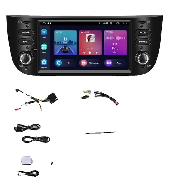 Auton DVD-soitin, Android 11, Carplay-yhteensopivuus, WIFI-yhteys, auton radio