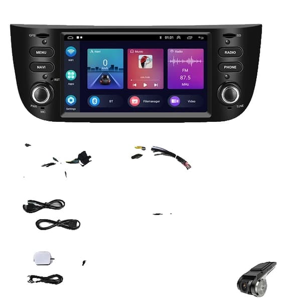Auton DVD-soitin, Android 11, Carplay-yhteensopivuus, WIFI-yhteys, n kanssa