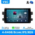 Miniatyrbillede 2 af 2: Carplay, Trådløs forbindelse, Multimedie GPS, V1C (4G 64G) OBD Cam