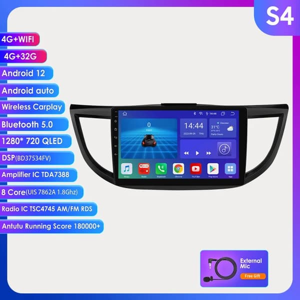Carplay, Android 12 kompatibilitet, GPS navigation, S4