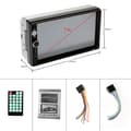 Miniatyrbillede 2 af 2: Bil Stereo Radio, Multimedia MP5 Afspiller, 7 Tommer Touch Skærm, kun bilradio
