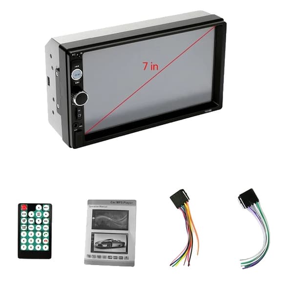 Bil Stereo Radio, Multimedia MP5 Afspiller, 7 Tommer Touch Skærm, kun bilradio