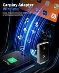 Miniatyrbillede 4 af 9: Trådløs CarPlay-adapter, Plug-and-play med ekstremt lav latenstid