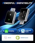 Miniatyrbillede 2 af 9: Trådløs CarPlay-adapter, Plug-and-play med ekstremt lav latenstid