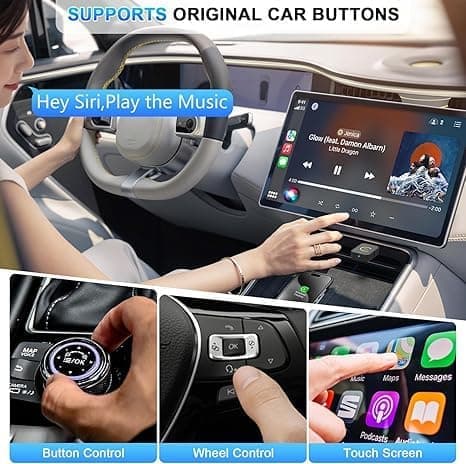 Trådløs CarPlay-adapter, til CarPlay og Android Auto, Plug-and-Play