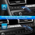 Pikkukuva 6 / 9: Langaton OBOSOE CarPlay-sovitin – USB-A & USB-C -kaksoisliitin, CarPlaylle ja Android Autolle, plug-and-Play pienellä viiveellä