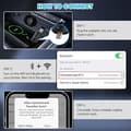 Pikkukuva 7 / 9: Langaton OBOSOE CarPlay-sovitin – USB-A & USB-C -kaksoisliitin, CarPlaylle ja Android Autolle, plug-and-Play pienellä viiveellä