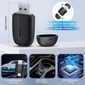 Pikkukuva 8 / 9: Langaton OBOSOE CarPlay-sovitin – USB-A & USB-C -kaksoisliitin, CarPlaylle ja Android Autolle, plug-and-Play pienellä viiveellä