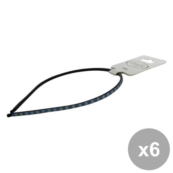 Set med 6 hårband F5177 Applikationer Hårprodukter Spegel