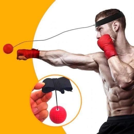 Reflexboll - MAVURA - Set med 3 bollar - Justerbart pannband - Koordinationsträning - Blandat