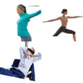 Miniatyrbild 4 av 8: INF 3-pack sportpannband för män och kvinnor - Löpning, träning, fitness