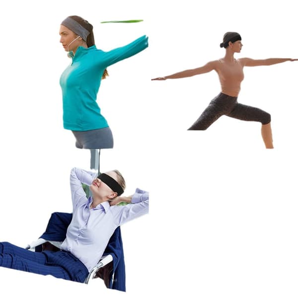 INF 3-pack sportpannband för män och kvinnor - Löpning, träning, fitness