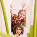 Miniatyrbild 3 av 3: Sött Påskhare Diadem med Kaninöron för Barn - Idealisk för Festliga Påsklekar och Skapande Pyssel