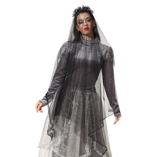 Corpse Bride Pannband med svart slöja - ANGEL TOMAS, SA - Halloween kvinnor