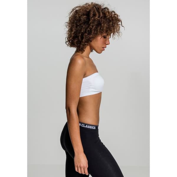 Bandeau dam - Urban Classic - Vit - Modell som ger stöd - Perfekt under linnen - Mikrofiber 90% Nylon