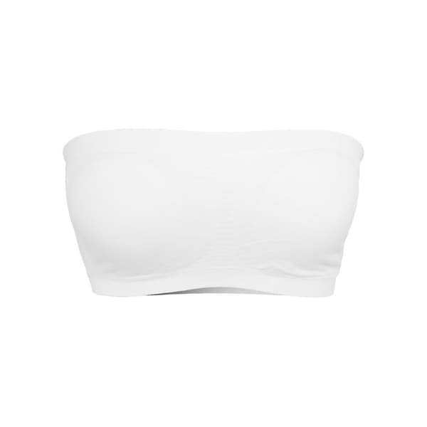 Bandeau dam - Urban Classic - Vit - Modell som ger stöd - Perfekt under linnen - Mikrofiber 90% Nylon