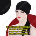 Miniatyrbild 4 av 4: TD Professional Bandana 2 st 56-58cm professionell pannbandssjal för kvinnor professionell pannband hijab i enfärgad ro