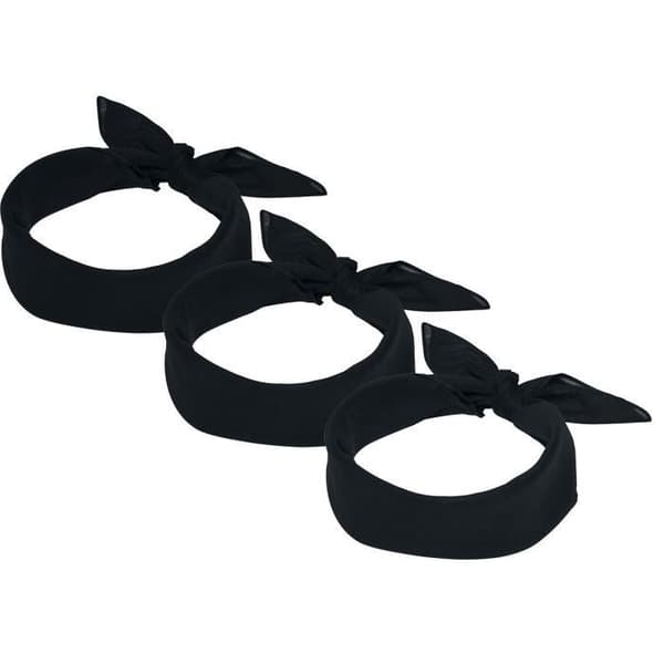 Urban Classics Bandanas - paket med 3 unisex svart bandana