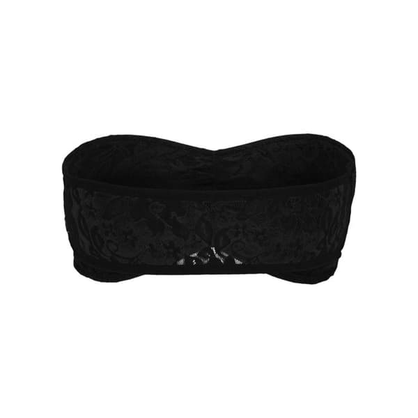 Bandeau-topp dam - URBAN CLASSICS - Snören - Svart - Vuxen - Leken spets