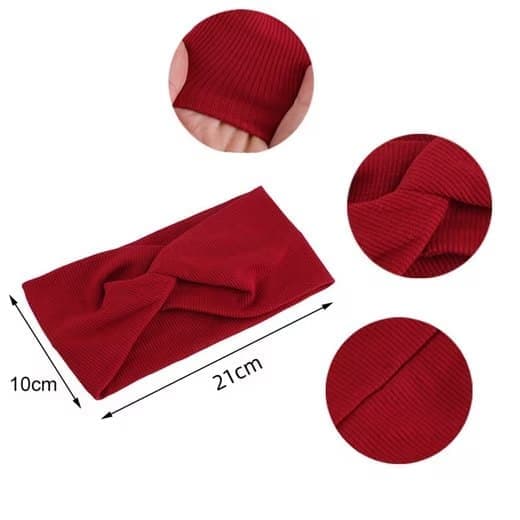 Moorle 6-Stk Anti-Slip Pandebånd - Boho, Elastisk Hårbånd Pandebånd Stretch, Kvinder, Alle årstider