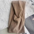 Miniatyrbild 2 av 3: Bandeau Croisé för Hår Basisk i Spretig Jersey Enfärgad Cosy Kaki Kaki