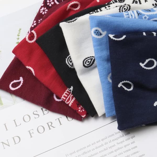 Lollanda Hårband Kvinna Headband Sommar Pannband Dam Boho Wide 6 st