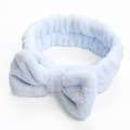 Miniatyrbild 1 av 3: Bandeau Spa för Hår i Enfärgad Mjuk Blå Fleece
