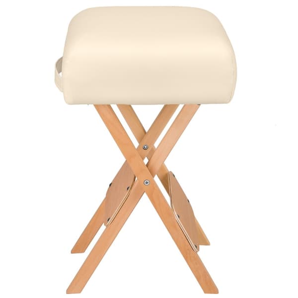 Massageudstyr 1 skammel + 2 ruller - beige