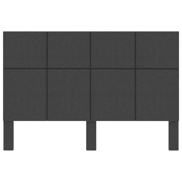 vidaXL sengegavl 180x200 cm stof mørkegrå