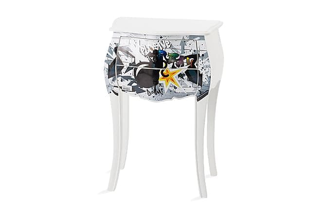 TOTEBO Nattbord Flerfarget