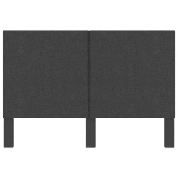 vidaXL sengegavl 180x200 cm stof mørkegrå