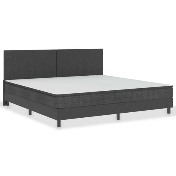 vidaXL Sänggavel mörkgrå tyg 200x200 cm