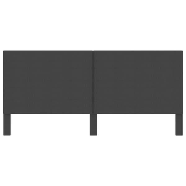 vidaXL Sänggavel mörkgrå tyg 200x200 cm