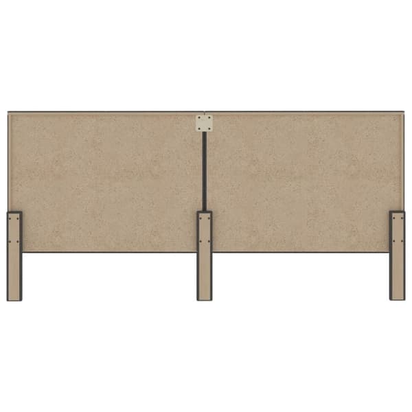 vidaXL sengegavl 200x200 cm stof mørkegrå