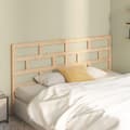 Miniatyrbilde 3 av 8: vidaXL Sengegavl 206x4x100 cm heltre furu