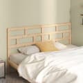 Miniatyrbilde 7 av 8: vidaXL Sengegavl 206x4x100 cm heltre furu