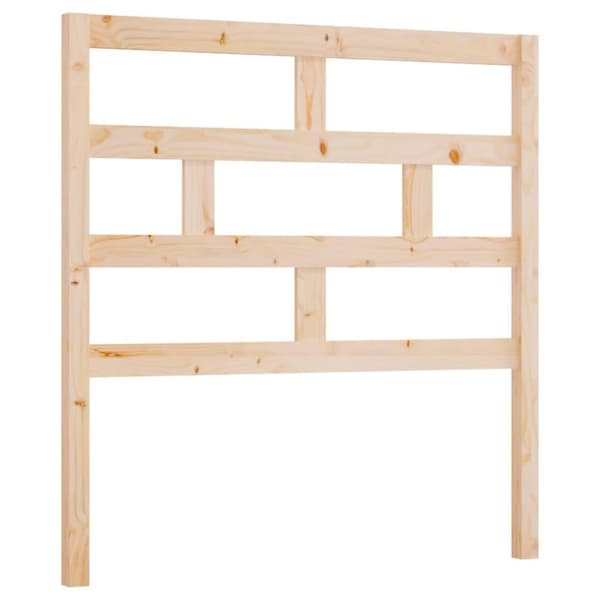 vidaXL Sengegavl 96x4x100 cm heltre furu