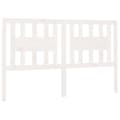 Miniatyrbilde 1 av 6: vidaXL Sengegavl hvit 186x4x100 cm heltre furu