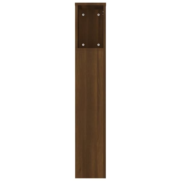 vidaXL Sengegavlskap brun eik 180x18,5x104,5 cm