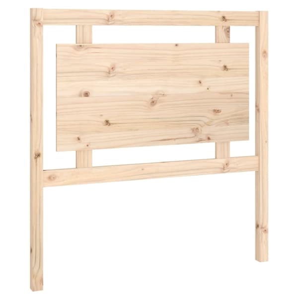 vidaXL Sengegavl 95,5x4x100 cm heltre furu
