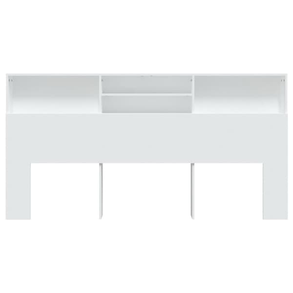 vidaXL Sengegavlskap hvit 200x19x103,5 cm
