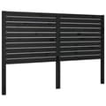 Miniatyrbilde 1 av 6: vidaXL Sengegavl svart 186x4x100 cm heltre furu