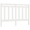 Miniatyrbilde 1 av 8: vidaXL Sengegavl hvit 141x4x100 cm heltre furu