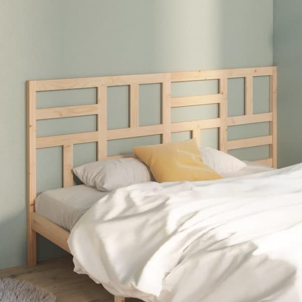 vidaXL Sengegavl 206x4x104 cm heltre furu