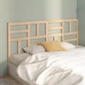 Miniatyrbilde 7 av 8: vidaXL Sengegavl 206x4x104 cm heltre furu