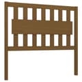 Miniatyrbilde 1 av 6: vidaXL Sengegavl honningbrun 105,5x4x100 cm heltre furu