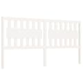 Miniatyrbilde 2 av 7: vidaXL Sengegavl hvit 185,5x4x100 cm heltre furu
