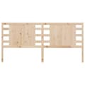 Miniatyrbilde 3 av 7: vidaXL Sengegavl 126x4x100 cm heltre furu