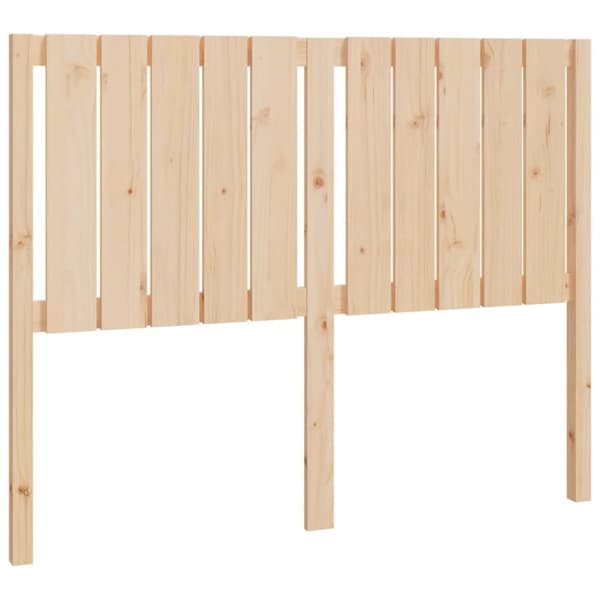 vidaXL Sengegavl 125,5x4x100 cm heltre furu