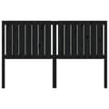 Miniatyrbilde 3 av 7: vidaXL Sengegavl svart 165,5x4x100 cm heltre furu
